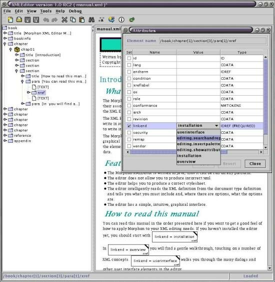 Morphon XML Editor